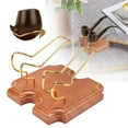 thumbnail image 1 of Pipe Display Stand Basdi Solid Wood Pipe Stand Holder - Handmade Tabletop Display for Single/Multiple Pipes, Natural Finish & Stable Base, Vintage Decoration for Desk/Shelf & Collector's Choice, 1 of 9