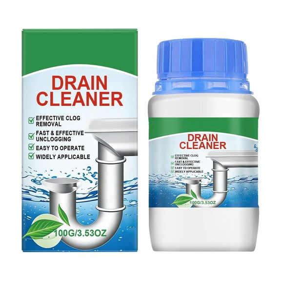 Pipe Drain Cleaner Powder For Kitchen Sink - Clog Remover & Odor Eliminator, 100g (3.5 Oz) 1 Pack
