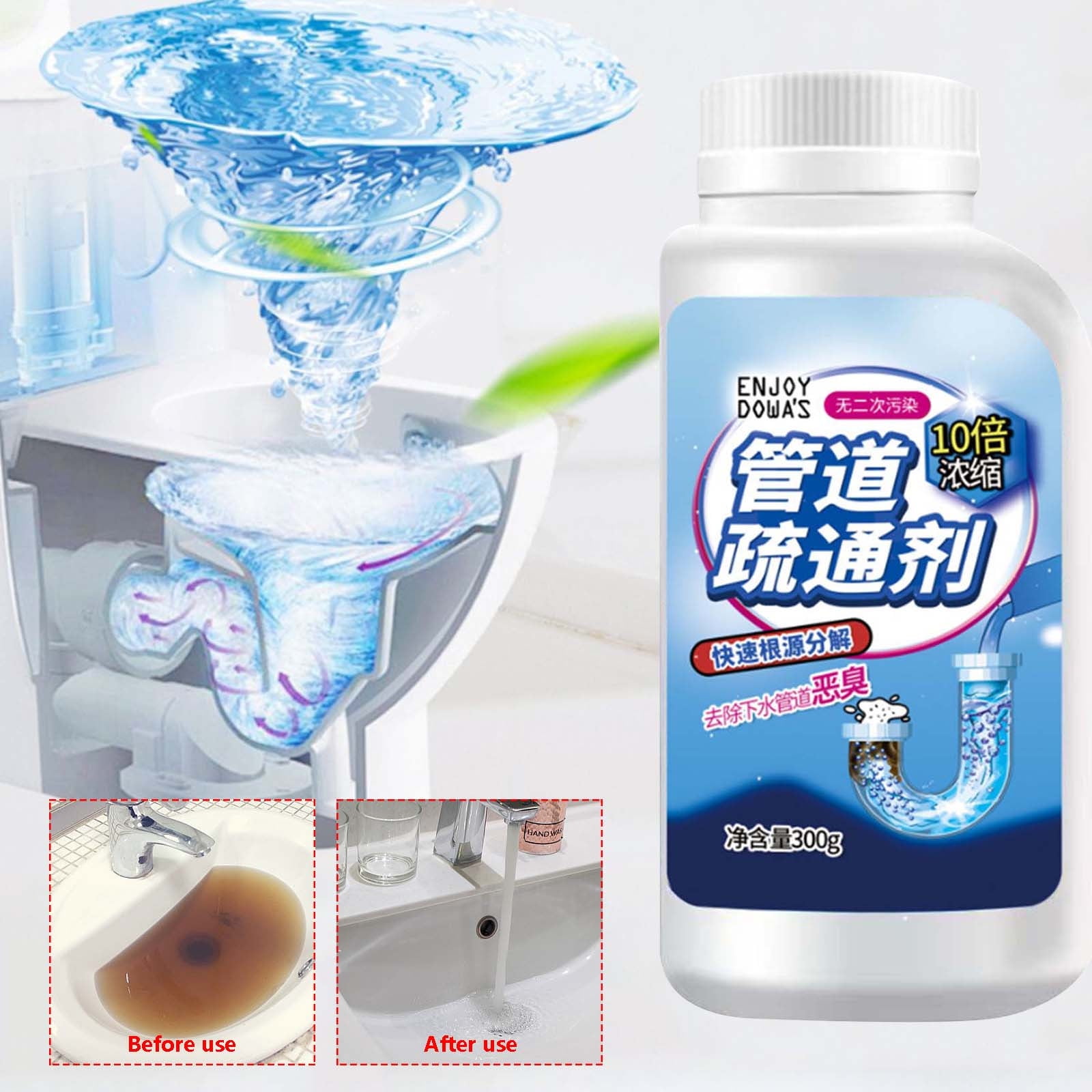 Pipe Dredge Powerful Sink Bubble Bombs Fast Foaming Pipe Cleaner Powder