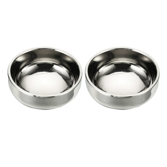 Pipe End Cap,2Pcs 304 Stainless Steel Tube End Cap Round Fitting Cap 41mm(1.61")ID Polished Weld Pipe Cover