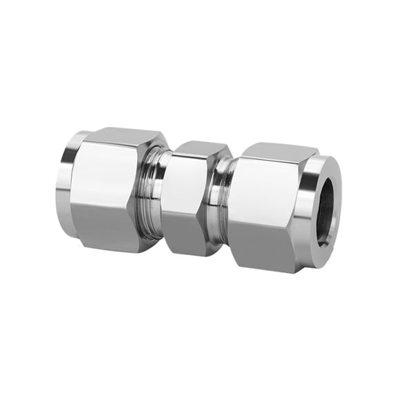 Pipe Ferrule 304 Stainless Steel Joint Threaded Ferrule Straight Through Butt 18Mm Smile Home