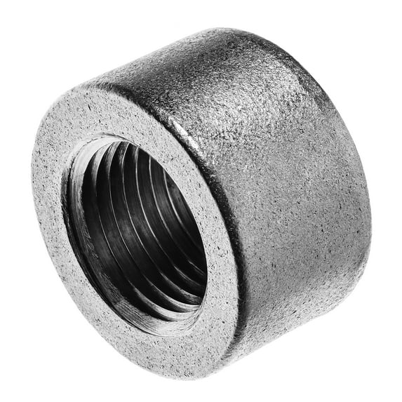Pipe Fitting - 304 Stainless Steel - Class 150 - Half Coupling - 1-1/2" BSPT Female x Butt Weld