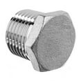 thumbnail image 1 of Pipe Fitting - 304 Stainless Steel - Class 150 - Hex Head Plug - 1/8" BSPT Male, 1 of 1
