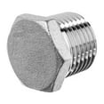 thumbnail image 1 of Pipe Fitting - 304 Stainless Steel - Class 150 - Hex Head Plug - 1/4" NPT Male, 1 of 1
