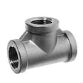 thumbnail image 1 of Pipe Fitting - 304 Stainless Steel - Class 150 - Tee - 3/8" NPT Female, 1 of 1