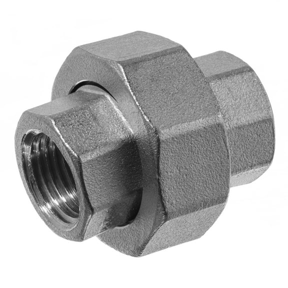 Pipe Fitting - 304 Stainless Steel - Class 150 - Union - 1-1/2" BSPT Female