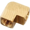 thumbnail image 1 of Anderson Metals Corp. Elbow Pipe Fitting Brass 90 Degree Lead Free - 3/8" FPT - Each, 1 of 5
