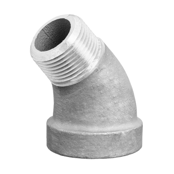 Pipe Fitting - Aluminum - Class 150 - 45 Degree Street Elbow - 2" NPT Female x NPT Male