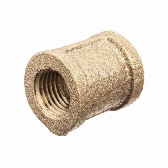 Coupling Brass Brass Class 125 Pipe Fittings, 1/2 in Female BSPT X 1/2 in Female BSPT