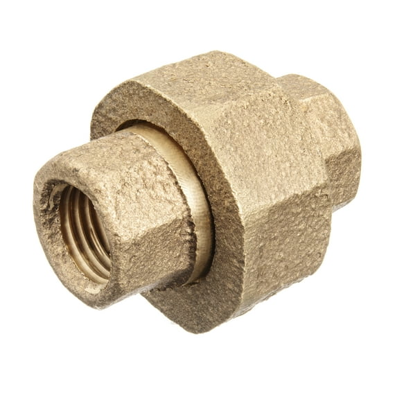 Pipe Fitting - Brass - Class 125 - Union - 1-1/2" BSPT Female