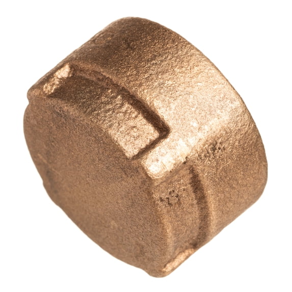 Pipe Fitting - Brass - Class 250 - Round Cap - 3/4" NPT Female