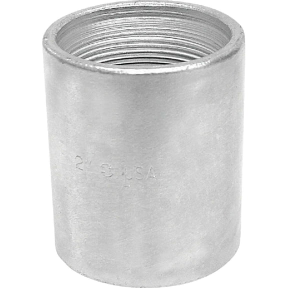Pipe Fitting, Galvanized Merchant Coupling, 3/4", B & K, 511-224HC