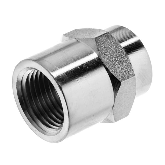 Pipe Fitting - Galvanized Steel - Instrumentation - Reducing Hex Coupling - 3/4" x 1/2" NPT Female