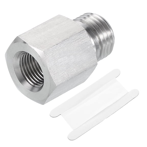 Pipe Fitting Reducing Adapter, G1/4" x 1/8" NPT Reducer Connector, Silver