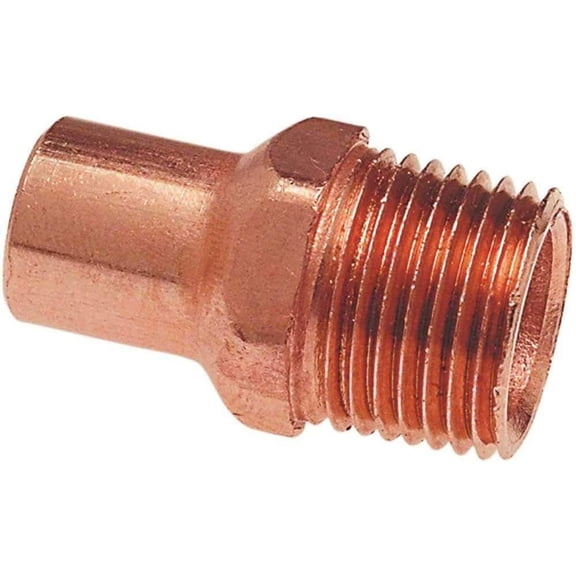 NIBCO Pipe Fitting Street Adapter Copper Fitting Ridge Pipe Adapter - 3/4 In. MPT