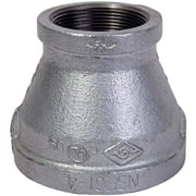 Mueller Streamline Reducing Coupling Galvanized Pipe Fitting - 1.5" x 1"