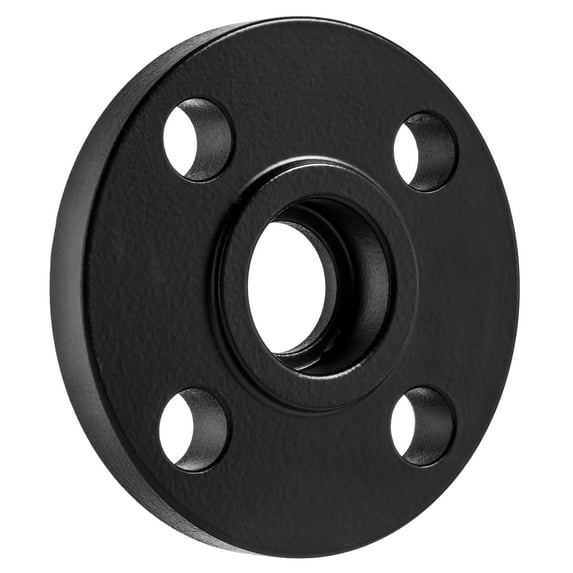 Pipe Flange - Black-Coated Steel - Class 150 - Socket Weld - 1-1/2" Pipe Size