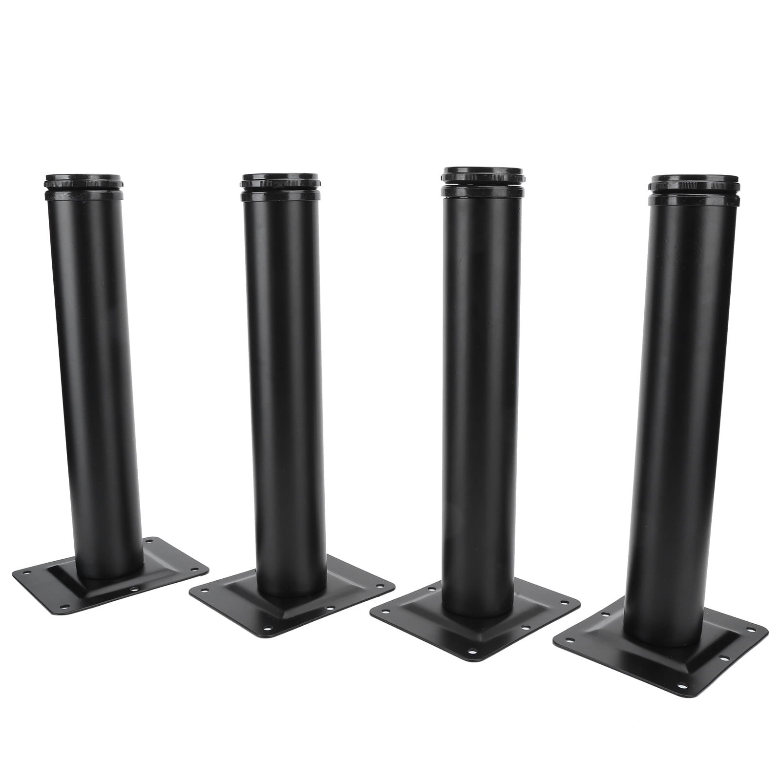 Pipe Furniture Legs Set Of 4 Round Pipe Table Legs, Steel Table Legs