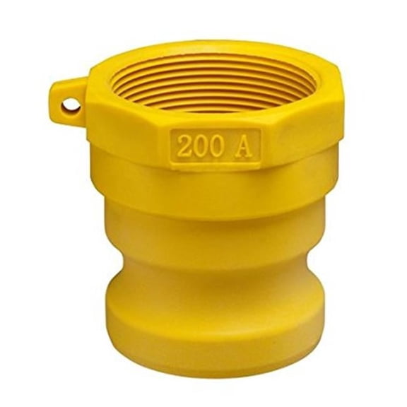 Pipe GRA150 1.5 in. Quick Coupling Glass & Reinforced Nylon Male Adapter
