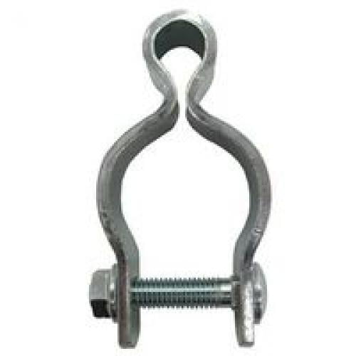 ProSource LR-186-PS Pipe Gate Hinge, Steel, Zinc Plated