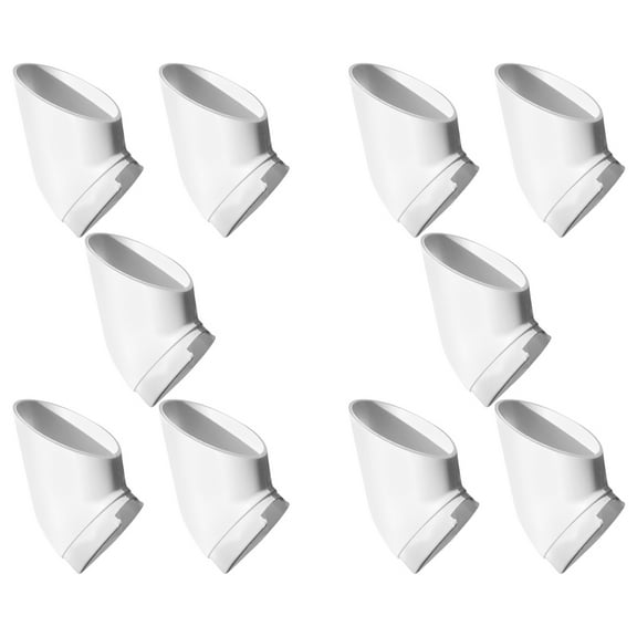 Pipe Hydroponic Basket Nursery Cups Garden Pvc Hydroponics Growing Tower Vertical Equipment 10 Pcs White