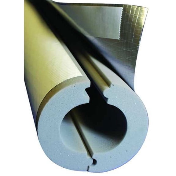 Pipe Ins.,Melamine,1-3/8 in. ID,4 ft.