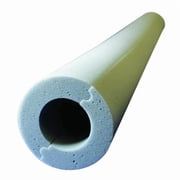 Pipe Insulation, 1-3/8 OD, 4 ft. L, Melamine Foam, 1 in Wall