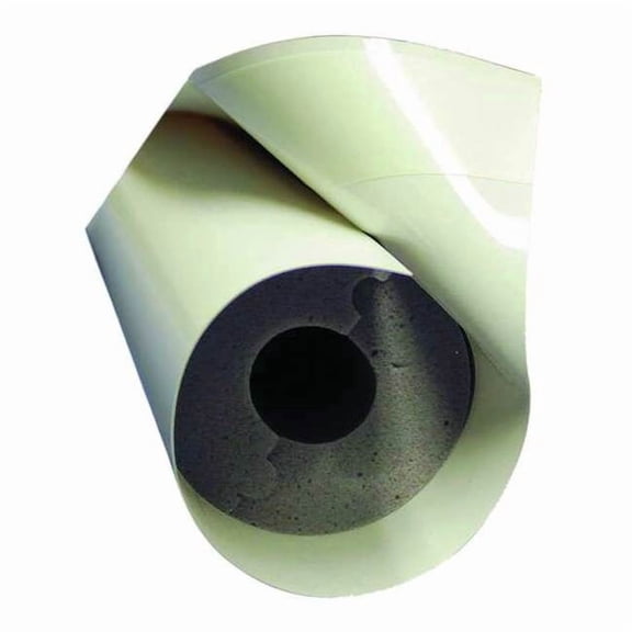 Pipe Insulation, 4 ft. L, Melamine Foam, 1 in Wall 0879-0200IP100-PF-0920-01