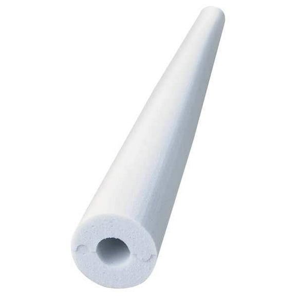 Pipe Insulation, 4 ft. L, Melamine Foam, 1 in Wall