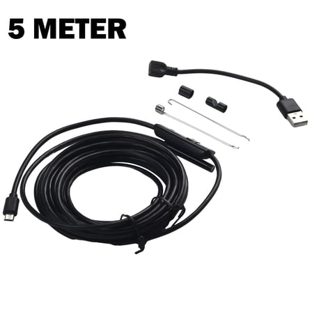 Pipe Inspection Camera Endoscope Video USB Sewer Drain Cleaner Waterproof Snake