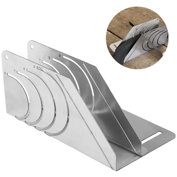 Pipe Insulation Cutter, Stainless Steel Jig, Multi-Curve Guide for Accurate Pipe Work, Innovative Rubber Tool