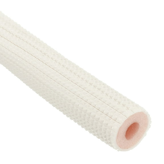 Pipe Insulation Foam Tube, 1/2" Heat Preservation Insulated Foam Tubing for Mini Split Copper Line Set Water Pipes, 3.28Ft(1m), White/Pink