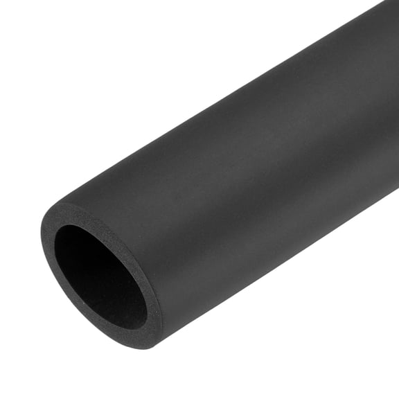 Uxcell Pipe Insulation Foam Tube Heat Preservation for Handle Grip Support 1.1 x 1.38 inch Black