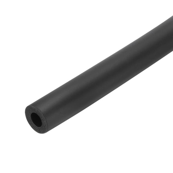Uxcell Insulation Foam Tube Lagging Insulation 0.51" x 0.91" Heat Preservation for Antifreeze Insulation Handle Grip Black