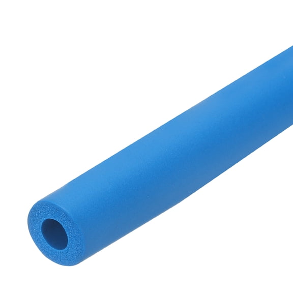 Uxcell Pipe Insulation Foam Tube Heat Preservation for Handle Grip Support 0.39 x 0.79" Blue