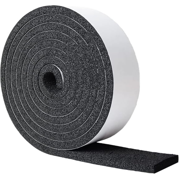 Pipe Insulation Foam Wrap Tape, Self Adhesive with High Resilience for Pipe Insulation Wrap 13 Ft x 3 Inch Wide x 1/2 Inch Thick
