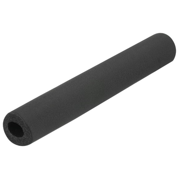 Pipe Insulation Tube Foam Grip Tubing 19mm(3/4") ID 45mm(1 3/4") OD 10" Black for Pipe Lagging