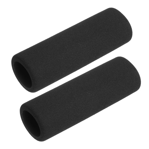 Pipe Insulation Tubes Foam Tubing for Handle Grip Support 27mm ID 37mm OD 116mm Heat Preservation Black 2pcs