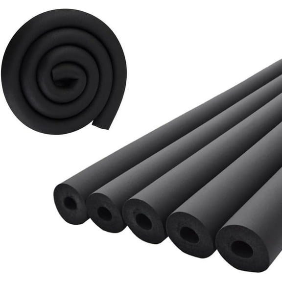 Pipe Insulation Tubing (1/4" x 3/8" x 6FT),1/4" ID Pipe Insulation Foam Tubing, Guitar Stand Foam Tubing, Hollow Tube Covers, Gym Handle Protectors and Roof Racks, Etc.