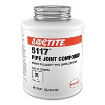Pipe Joint Compound, 1 Pt, Brush Top Can, Black | Bundle of 5 Each