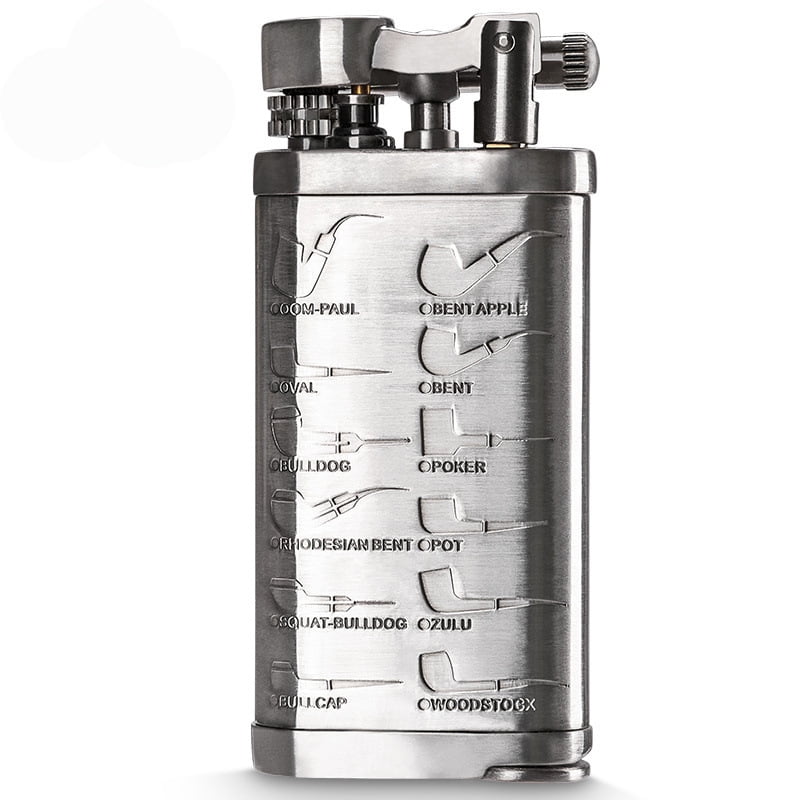Pipe Lighter Windproof Straight Punch Vintage Lighter Gift Box Packaging