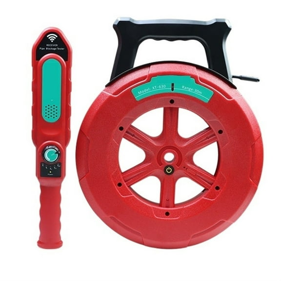 Pipe Locators,Water Pipe Blockage Detector For PVC/Plastic/Metal Underground Pipeline Clog Sewer Finder