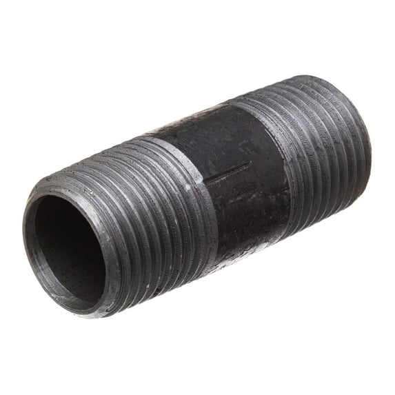Manufacturer Varies Black-Coated Steel Pipe Nipple 793F01