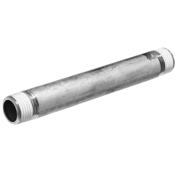 Pipe Nipple w/ Thread Sealant - 304 Stainless Steel - Schedule 40 - Welded - Threaded on Both Ends - 2" NPT - 18" Long