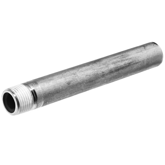 Pipe Nipple w/ Thread Sealant - 316 Stainless Steel - Schedule 40 - Welded - Threaded on One End - 1" NPT - 6" Long