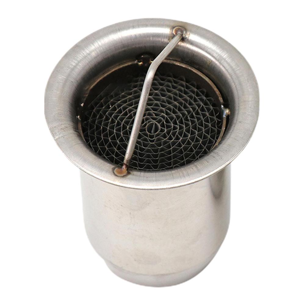 Pipe Noise Sound Eliminator Stainless Steel Exhaust Silencer Noise