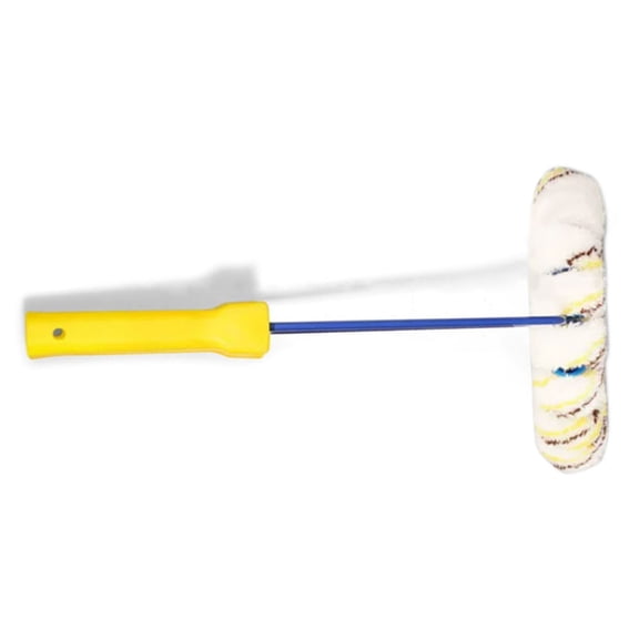 Pipe Paint Roller Professional Painting Tool Curved Pipe Paint Roller Brush with Frame Handle For Round Pipes Enduring