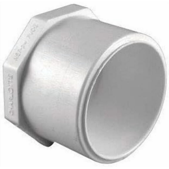 Charlotte Pipe Schedule 40 1-1/4 in. Spigot x 1-1/4 in. Dia. Slip PVC Plug