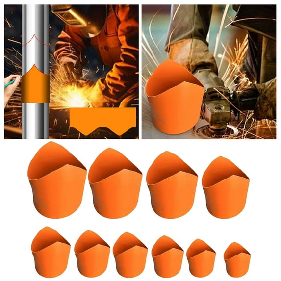 Pipe Saddle Template Kit for Accurate Plumbing Installation and Precision Metal Pipe Cutting Tools