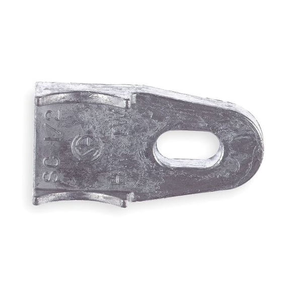 Pipe Spacer, Conduit; Pipe Use, 2 in, Malleable Iron, Zinc Plated